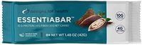 Designs for Health EssentiaBar - Double Dark Chocolate Whey + Pumpkin Seed Protein Bars with 4 Net Carbs, 10g Protein with Prebiotic Fiber (18 Bars)