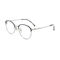 Eyetary Ultra Light 100% Titanium Frame Progressive Multifocal Reading Glasses Blue Light Blocking Readers - No line Bifocal Aspheric Lens Flexible Temple for Men Women,Black&gungrey,+3.50