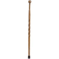 Walking Cane for Men and Women Handcrafted of Lightweight Wood and made in the USA,  Brown Oak, 37 Inches