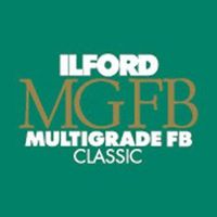 Ilford Multigrade FB Classic Fiber Based Variable Contrast, Doubleweight Black & White Enlarging Paper 11x14", 50 Sheets, Matte - for Printing from Conventional Negatives.