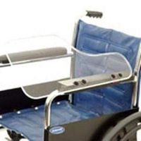 Wheelchair Acrylic Clear Flip-up Half Lap Tray (Right)