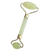 ReaYouth Double Head Facial Massage Roller Natural Jade Roller - Face Chin Eye Arm Massager Body Healthy Skin Care Tools, Face-lift and Less Wrinkles (A)