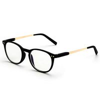 LAURA FAIRY Blue Light Blocking Reading Glasses for Women and Men, 2.0 Computer Reading Glasses with Spring Hinge TR90 Lightweight Frame UV Protection Anti Glare Eyestrain Reader (Black,2.0D)