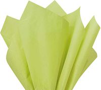 Flexicore Packaging Pistachio Green Gift Wrap Tissue Paper Size: 15 Inch X 20 Inch | Count: 100 Sheets | Color: Pistachio