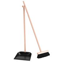 Broom and Dustpan Broom Set Broom set, household soft broom, sweeping hair artifact Long Handled Dustpan and Brush Set wisp broom