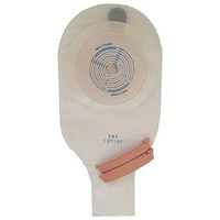 Safe-N-Simple One Piece Drainable Banana Clip Pouch, Standard Wear Cut to Fit with Filter, Transparent (Box of 10)