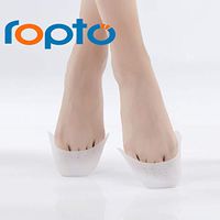 2 Pcs (1Pair) Soft Silicone Gel Pointe Ballet Dance Shoe Toe Pads Toe Protector with Breathable Hole One Size