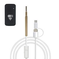 Zhengpin Wireless Ear Endoscope Digital Ear Inspection Camera USB Ear Endoscope 6 Adjustable LEDs for iPhone and Android Smartphone