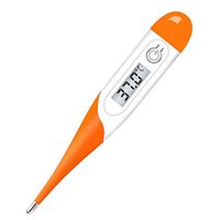 Oral Electronic Thermometer for Children, Adult and Babies with a Flexible Tip,Household Medical Soft Head Thermometer Baby Electronic Thermometer for Fever Testing
