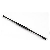 1 PCS Creative Dual-use BLACK Bamboo Charcoal Earwax Removal Earpick, 4.9"