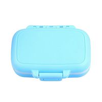 Portable 3 Slots seal folding Pill Cases Jewelry candy Storage Box Vitamin Medicine Pill Box Case Container Wheat stalks