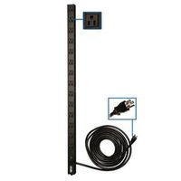 New Tripp Lite PDUV15 New BASIC POWER DISTRIBUTION UNIT VERTICAL PDU Power Distribution Unit 12 NEMA 5 15R 15A