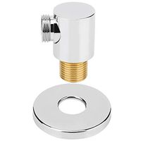 wosume Household Copper Wall-Mounted Shower Hose Connector Wall Elbow Bathroom Accessories G1/2in