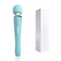 Leshi Store Electric Massager -Handheld Cordless and Powerful- 8 Speeds 20 Vibrating Patterns-Rechargeable- for Muscle Aches Recovery (Green)