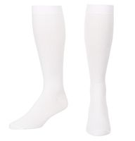 Compression Knee High for Men 20-30 mmHg (Whtie, Small)