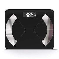 CGOLDENWALL Smart Body Fat Scale Wireless Bathroom Scale Digital Body Composition Analyzer with iOS and Android APP for Body Weight, Fat, Water, BMI, BMR, Muscle Mass (Black, Battery Type)