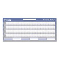 AT-A-GLANCE Visual Organizer Horizontal Erasable Wall Planner, Jumbo Wall, Blue, 2012 (A177)