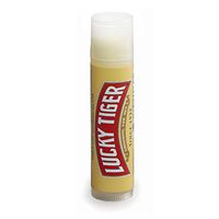 Lucky Tiger Organic Peppermint Lip Balm, 0.15 Ounce (Pack of 6)