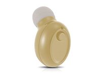 Actpe Ultra Mini Invisible Wireless Bluetooth In Ear Earpiece Earbud Earphone with Mic & Hands-free Calls for iPhone 7 6S Plus 5S iPad iPod, Samsung, Google Pixel XL, Android Cell Phone - Natural