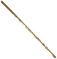 45 Inch (115cm) Premium Flexible Medium-Stiff Bristle Radiator, Coil and Vent Brush with Wood Handle