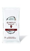 Summer's Eve Simply Cleansing Cloths, Coconut Water, 24 Cloths (Pack of 2)