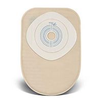 ActiveLife One-Piece Closed-End Pouch with Skin Barrier - Pre-Cut: 1 1/4"" - Color: Opaque - Box of 60