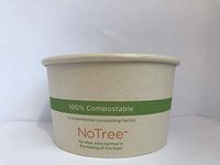 World Centric's 12 Ounce Tree Free/Bagasse Soup Bowls w/PLA Lining (Package of 200)