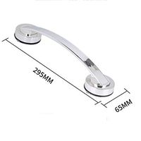 Byrhgood Bathroom Safety Handrails, Non-Slip Plastic Handrail, Handrail Elderly Disabled Sucker, Bathroom Door Handles (Color : White, Size : 295mm)