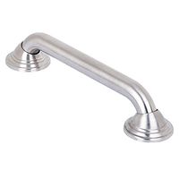 Utopia Alley Decorative Shower Grab Bar (Brushed Nickel, 12")