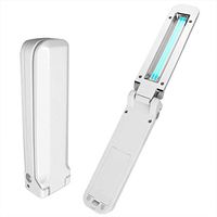 Handheld UV Sterilizer UVC Lamp with Ozone Light Bulb Waterproof for Home Life and Travel (3W Folding)