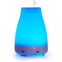 wild camel Aromatherapy Essential Oil Diffuser Portable Ultrasonic Diffusers 120ml Waterless Auto Shut-Off Adjustable Mist Mode 7 Colors Night Light and Warmth Home Office Spa Bedroom Yoga Baby Room