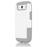 Incipio SA-307 Faxion Case for Samsung Galaxy S III - 1 Pack - Retail Packaging - White/Gray