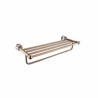LAONA European-style rose gold crystal bathroom towel rack mount kit for coat hook Toilet brush holder paper towel rack Glass Single Double bar, towel rack