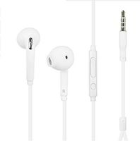 [White]3.5mm jack Headset Earphone Mic&Remote Volume Control for Samsung Galaxy S7 S6 Edge S5 S4 Note 5 4 3 Handfree Headphone Earbud