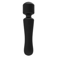 CAREMORE Electric Wand Handheld Mini Massager, Waterproof Quiet Personal Wireless Powerful Massage for Neck, Back, Legs, Shoulder, USB Rechargeable -Black