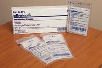 Dukal Alba Permeable Non-Adhering Dressings, 3" x 8", Three's, 36 bx 222