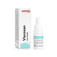 Viscosan Eye Drops| Rapidly Hydrates Dry Eyes | Free from Mineral Oil and Petroleum | Long-Lasting against Burning Eyes, Itchy Eyes, Red Eyes | Natural Tear Substitutes by AGEPHA