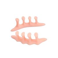 Toe Stretchers (2 Pieces) - Silicone Gel Toe Separators for Relaxing Toes, Bunion Relief, Hammer Toe and More for Women and Men
