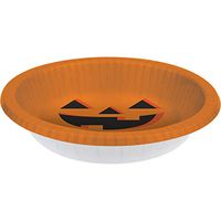 Halloween Pumpkin 20 Oz. Paper Bowl, 24 ct
