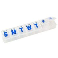 Balance World Inc 9" inch Large Weekly 7 Day Medicine Storage Pill Box Organizer Container Case