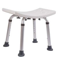Bathroom Accessories Elderly Bath Chair Pregnant Women Disabled Children Bath Chair Bathroom Anti-Skid Height Adjustable Aluminum Alloy Multifunctional Medical Stool