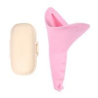 Exceart Female Urination Device Travel Camping Outdoor Standing Pee Urinal Women Funnel Portable Urine Urinary Women Emergency Plastic Pee Potty
