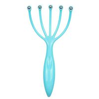VUTY Head Massager Massage Claws Five-jaw Scalp Relaxer Small Steel-Ball Neck Five Fingers Eliminate Fatigue Slowdown Pressure (3 Pieces)
