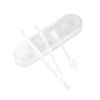 HEALLILY Contact Lenses Tweezers and Suction Stick Contact Lenses Inserter Remover Contact Lens Tool 1 Set(White)