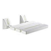 ZHAOYONGLI Bathing Aid for Bathroom Stool Bath Support Rail Old Man Safety Bath Chair Bathroom Barrier-Free Fold Wall Stool (Color : White)