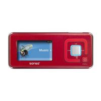 MP3 Player, 2GB Sansa C250, Red,