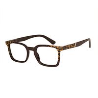 OCCI CHIARI Fashion Reading Glasses Women's Reader with Spring Hinge 100 125 150 175 200 225 250 275 300 350 400 500 600(Brown 1.5)