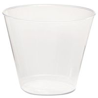 WNA Comet Plastic Tumbler, 5 oz, Clear, Squat, 50/Pack - 20 packs of 50 cups. 1000 per case.