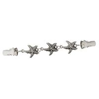 Lady Vintage Sweater Shawl Clip Cardigan Collar Duck-mouth Metal Clip Holder Daily Novelty Jewelry Party Girls Woman Jewerly Cheap | Color - Silver Sea star