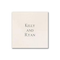 25pk Ecru Square Seal-Envelope Seals